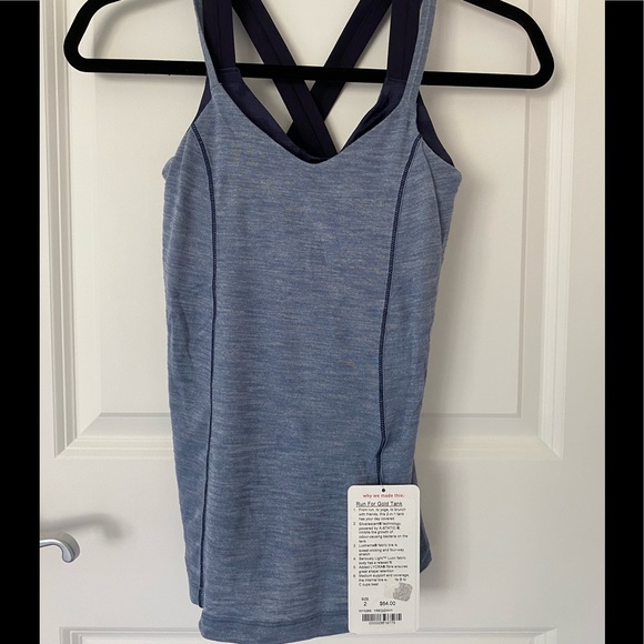 Lululemon Athletica Run For Gold Tank - Picture 1 of 4